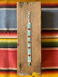Wildflower Cuff Bracelet - Pink & Turquoise