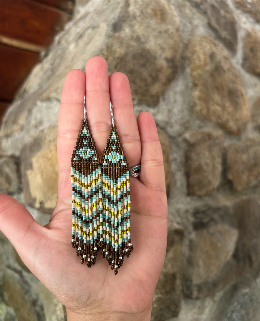 Four Corner Fringe Earrings