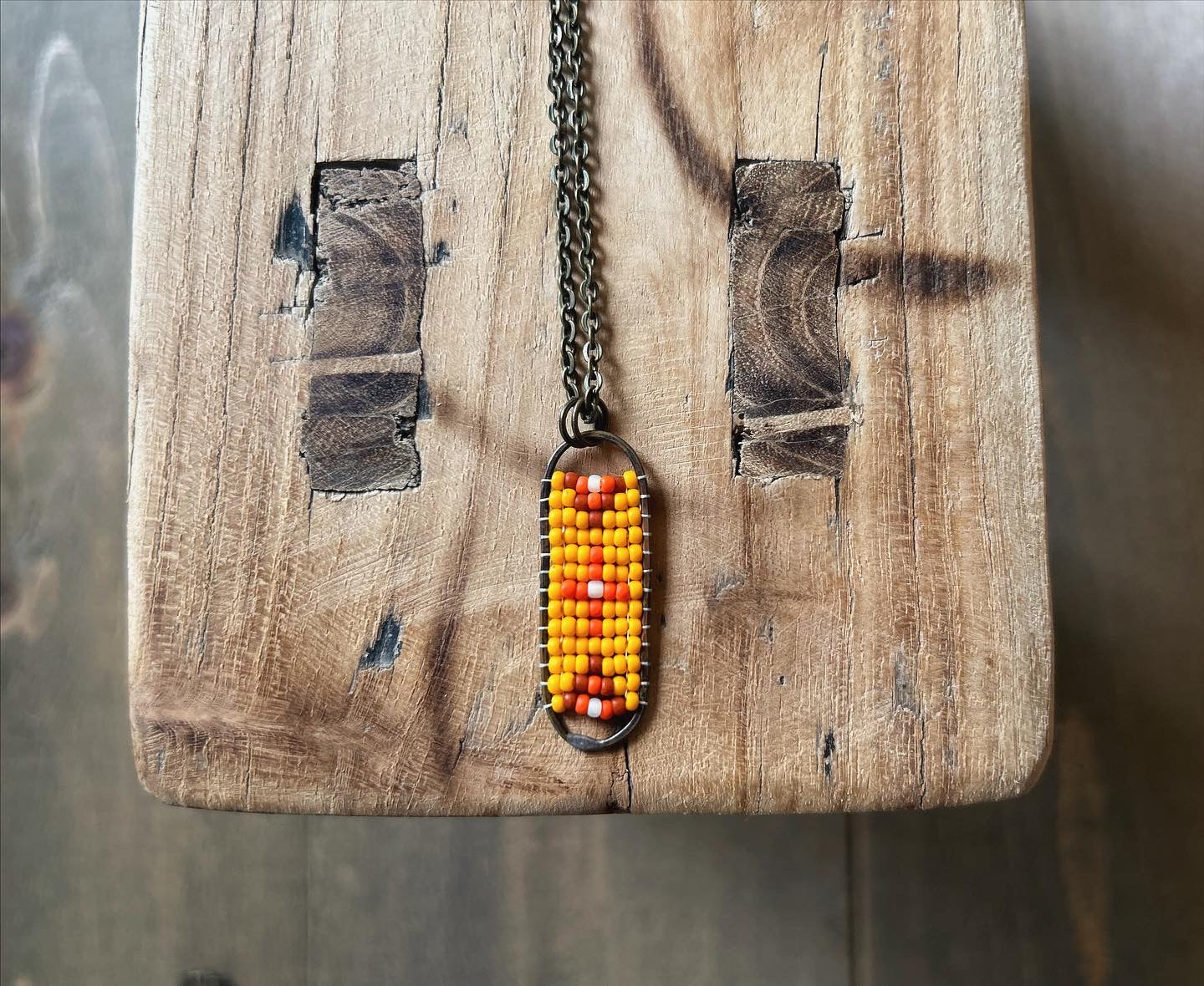 Guinnevere Necklace in Orange