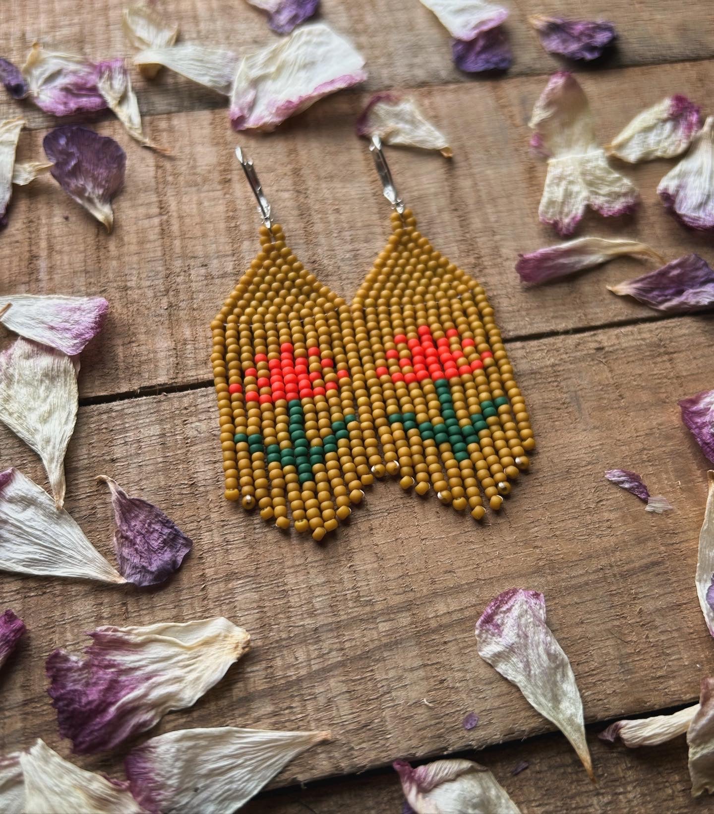 In Bloom Fringe Earrings
