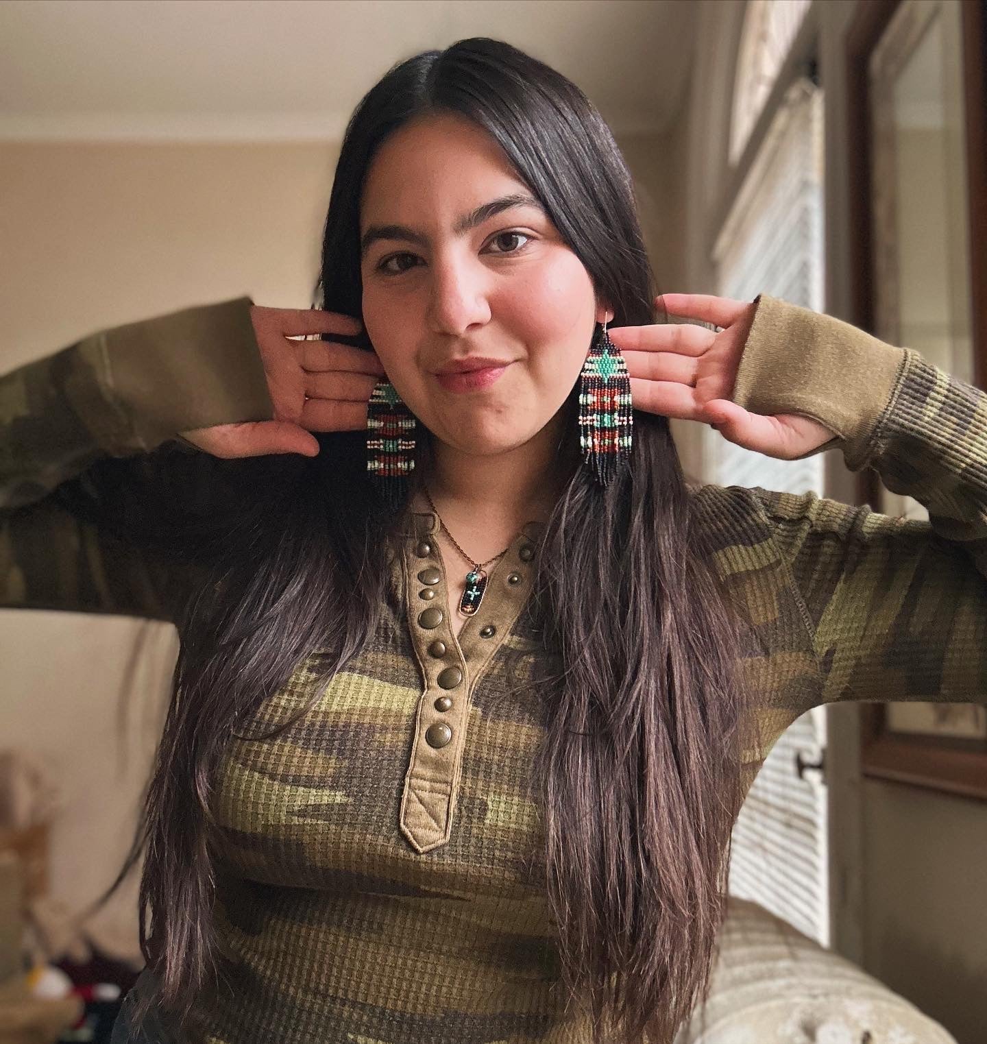 Tapestry Earrings No. 3