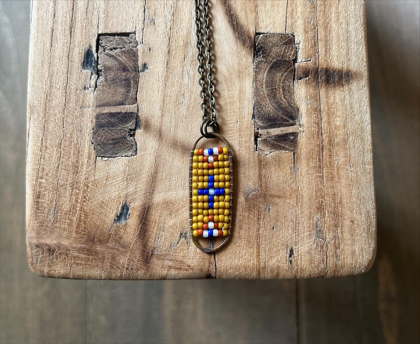 Guinnevere Necklace in Mustard