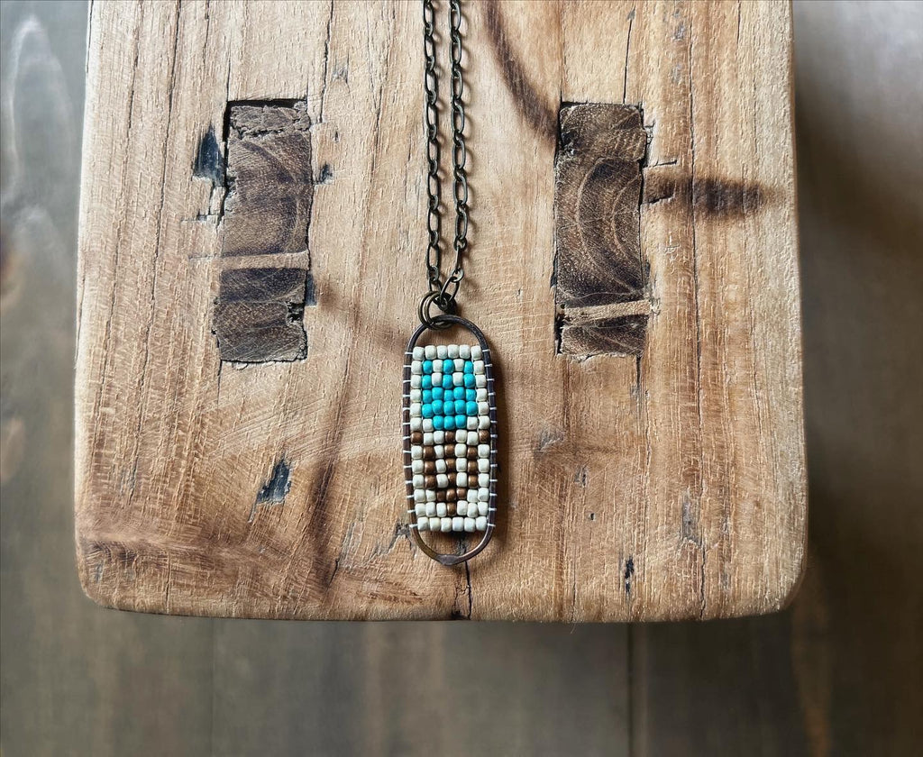 Turquoise Tulip Necklace