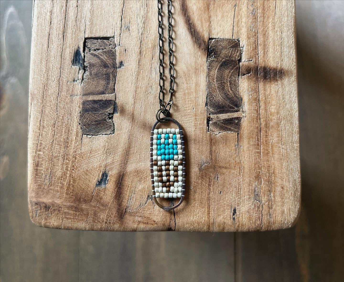 Turquoise Tulip Necklace