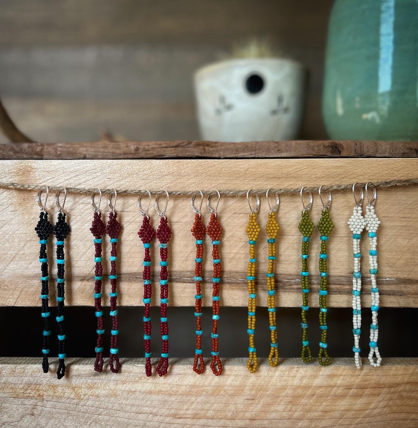 Turquoise Roper Earrings