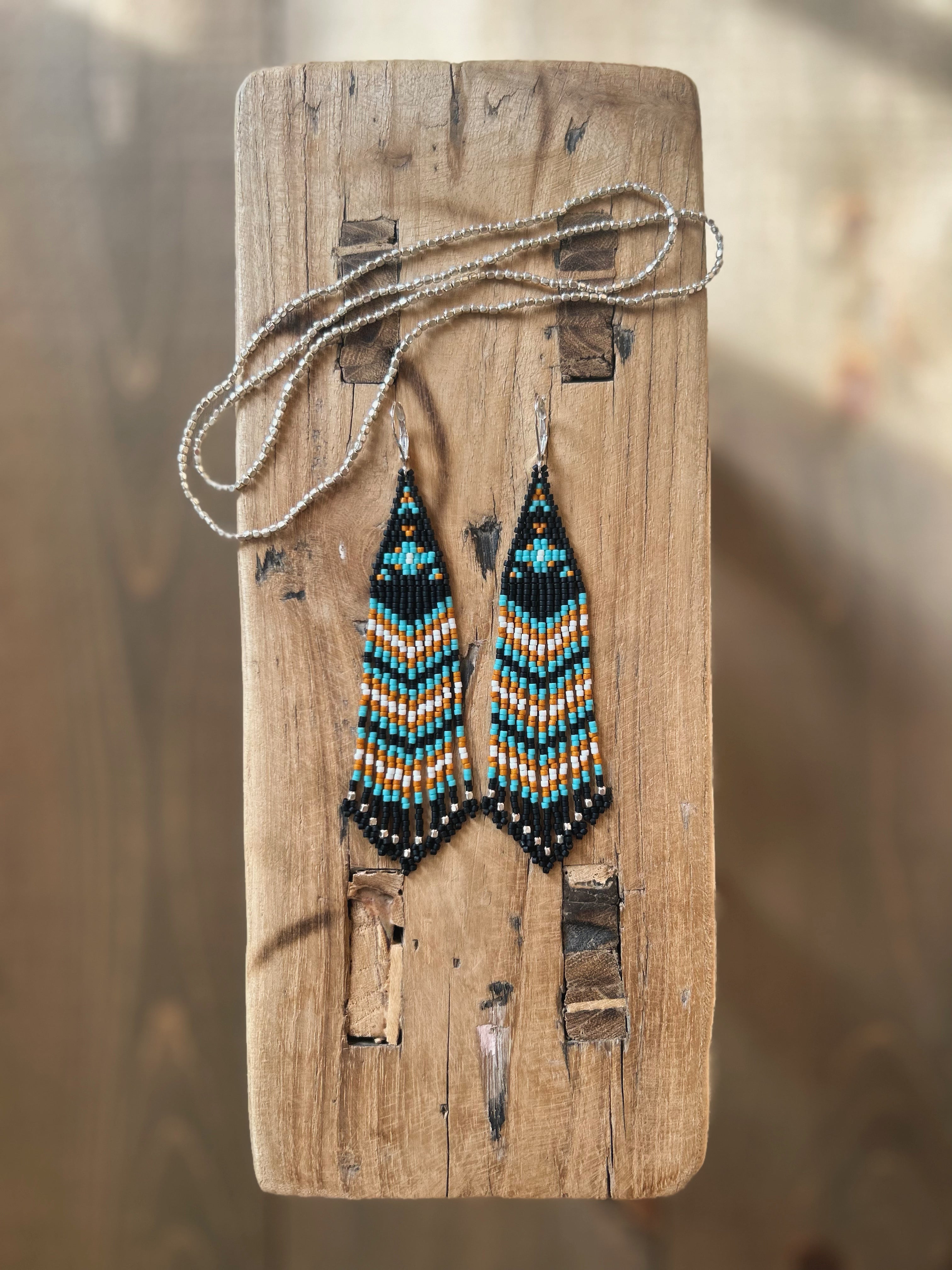 Four Corner Fringe Earrings