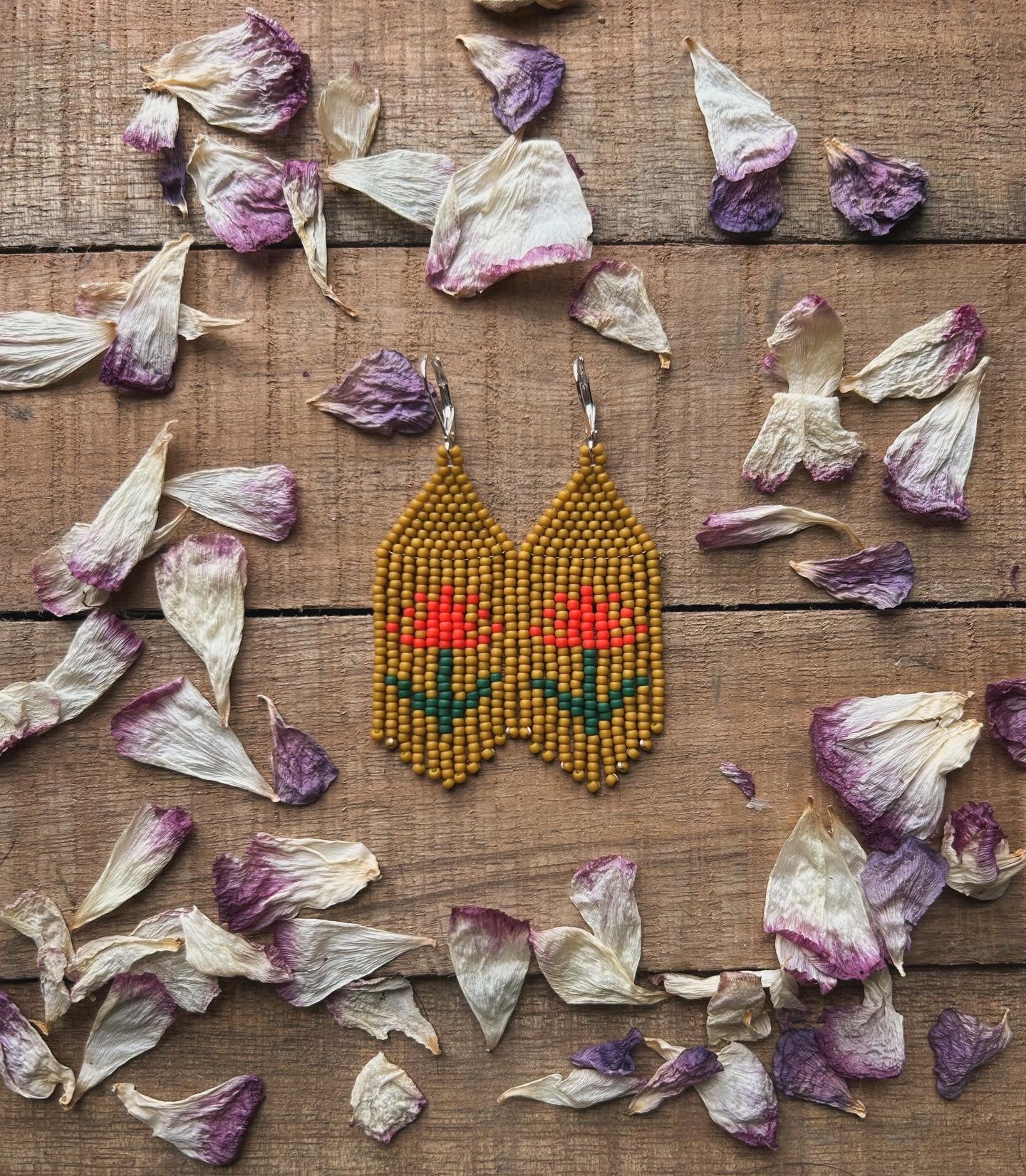 In Bloom Fringe Earrings