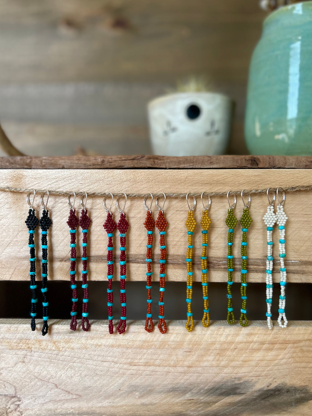 Turquoise Roper Earrings